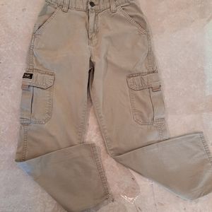 Boys six pockets cargo pants by Wrangler size Small